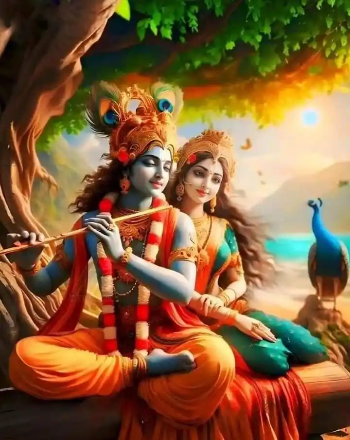 ai generated radha krishna images