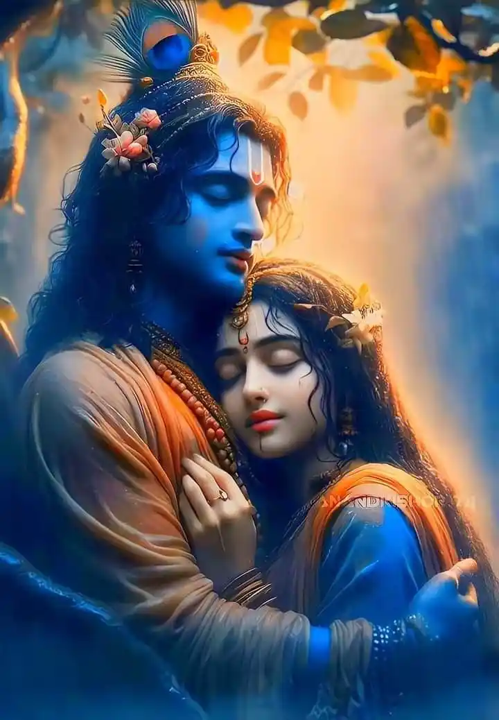 ai radha krishna images