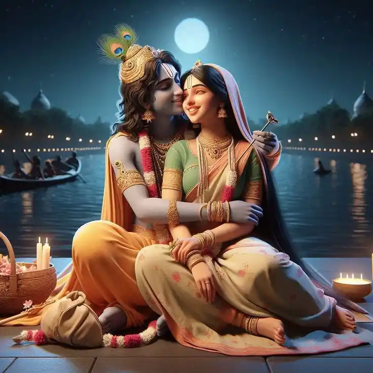 krishna radha pc wallpaper