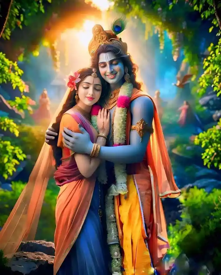 love radha krishna dp whatsapp