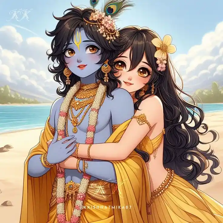 love radha krishna dp