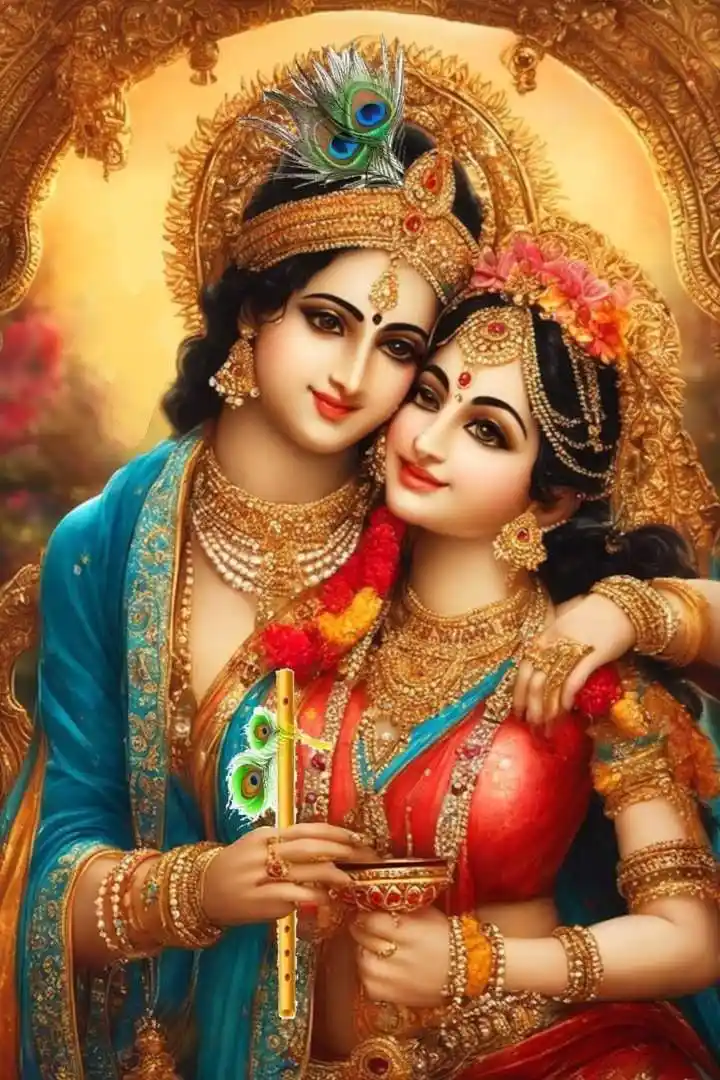 radha krishna ai generated wallpaper k for pc