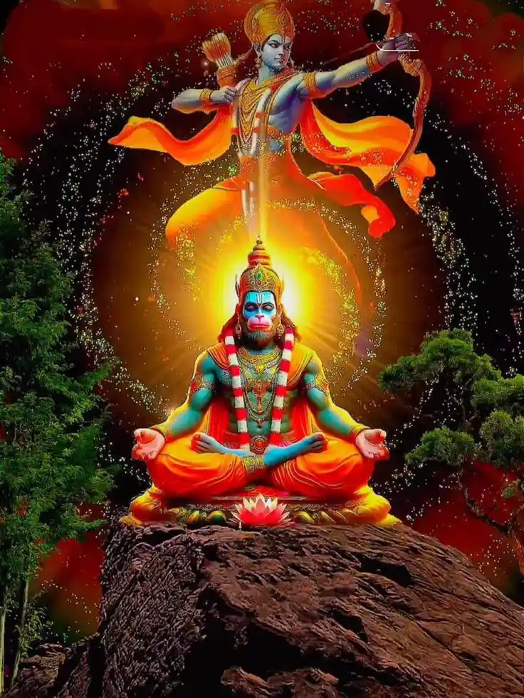 a4 size hanuman ji photo
