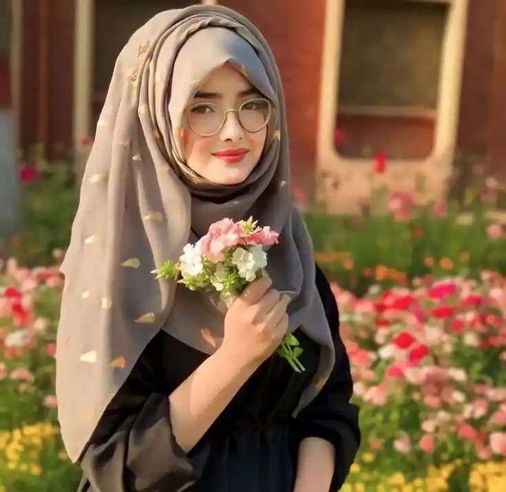 alone hijab girl pic 39