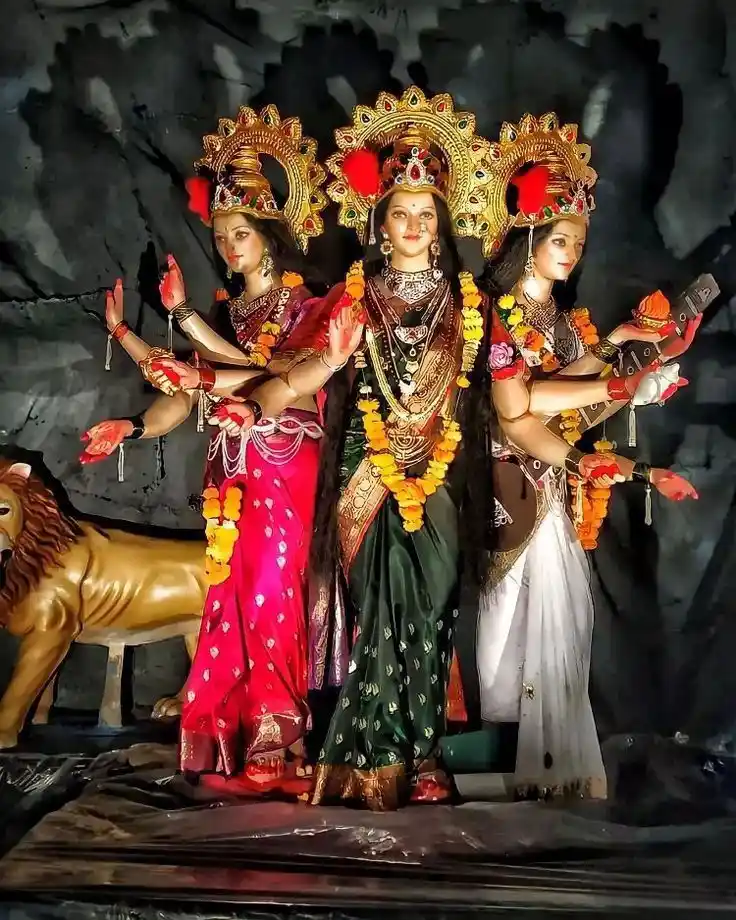 angry durga devi images