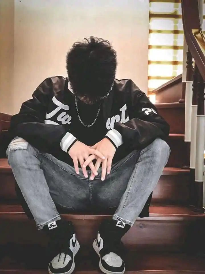 anime sad dp boy