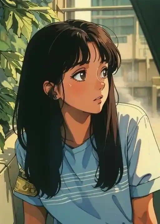 attitude girl anime dp