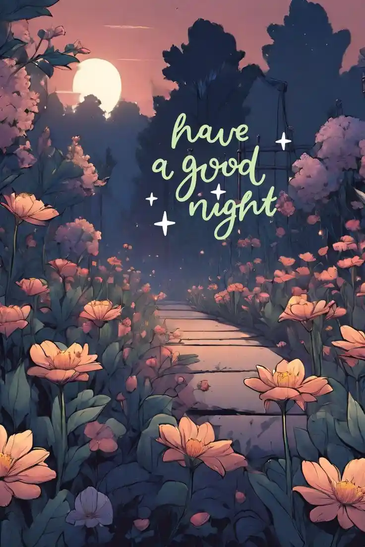 beautiful good night photo gif