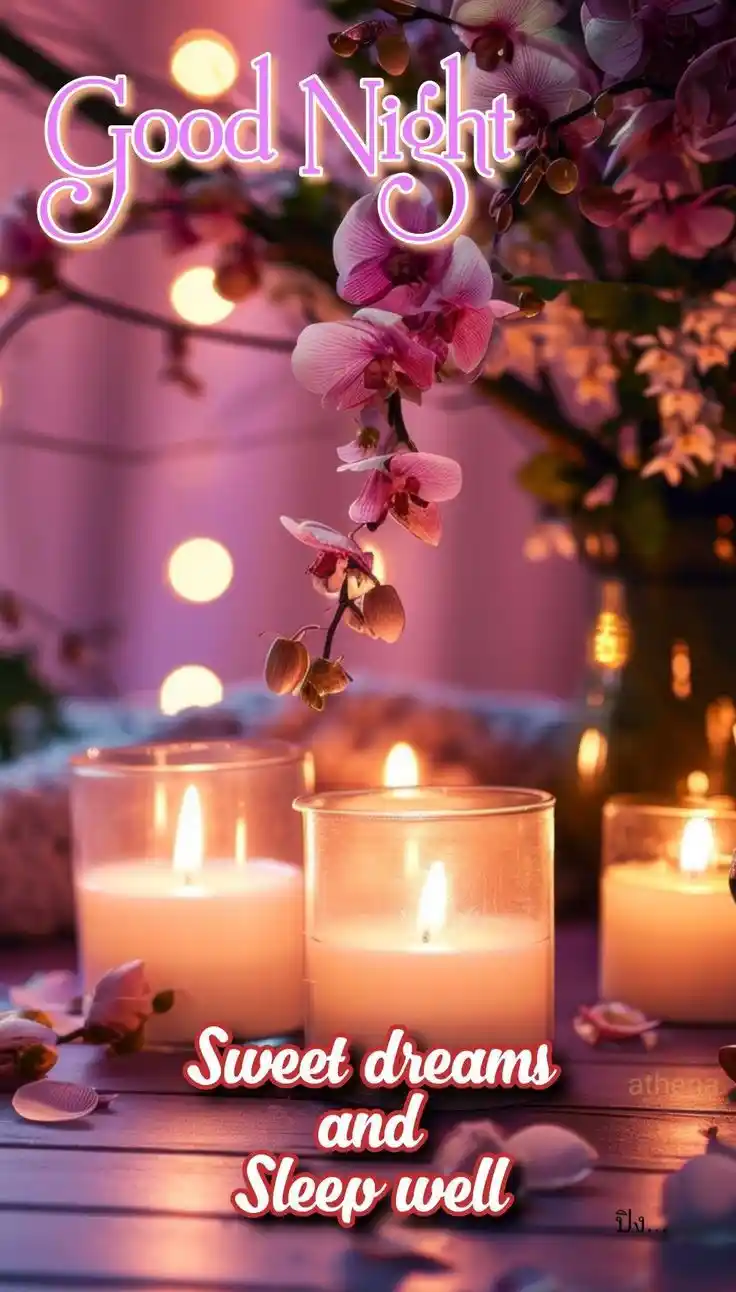 beautiful good night photo love