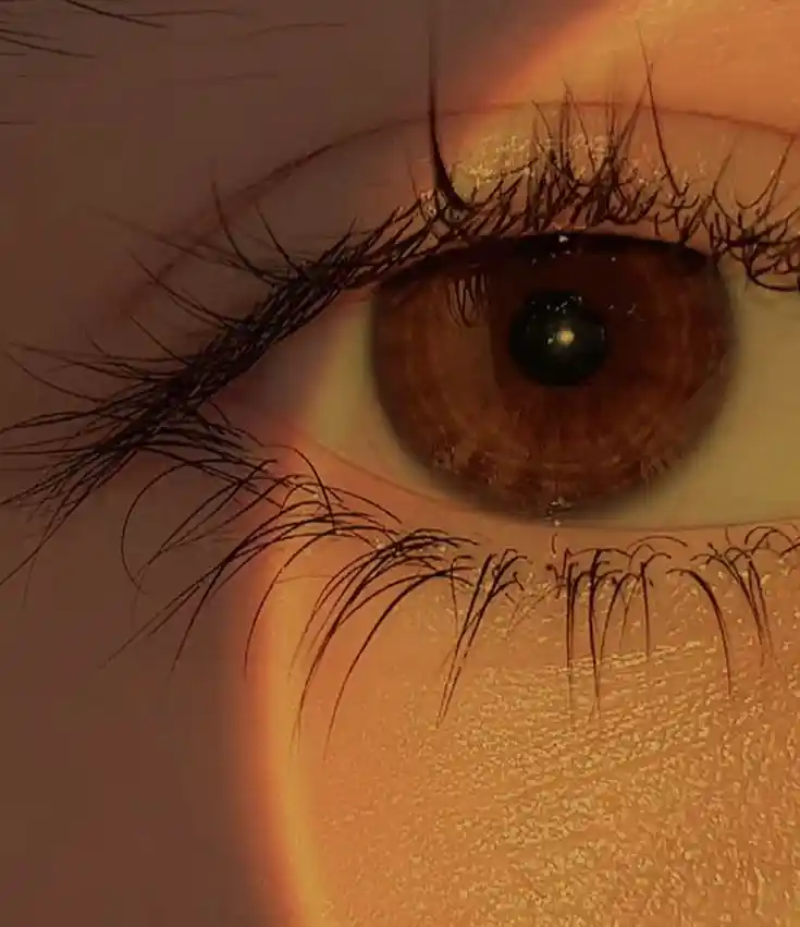 eyes blood dp girl