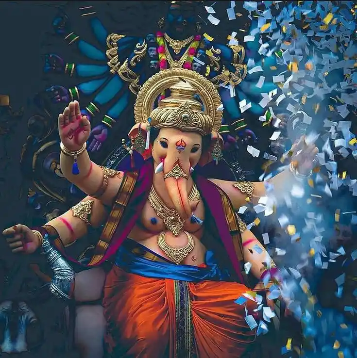 ganesh chaturthi images black and white