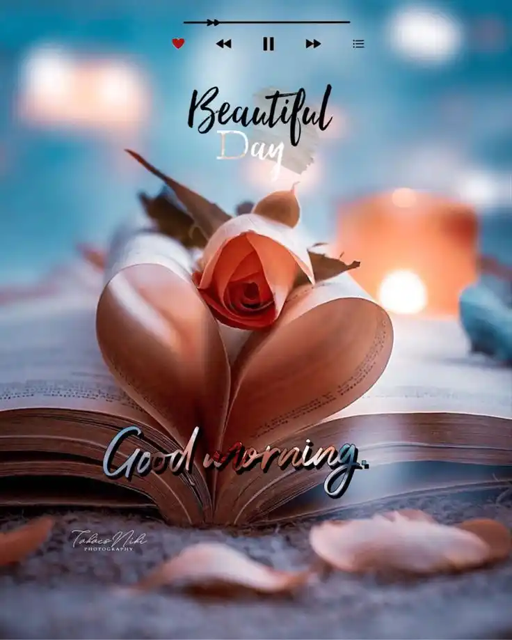 good morning images blue