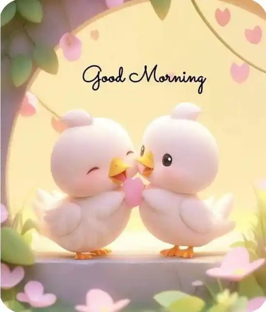 good morning pic couple kiss