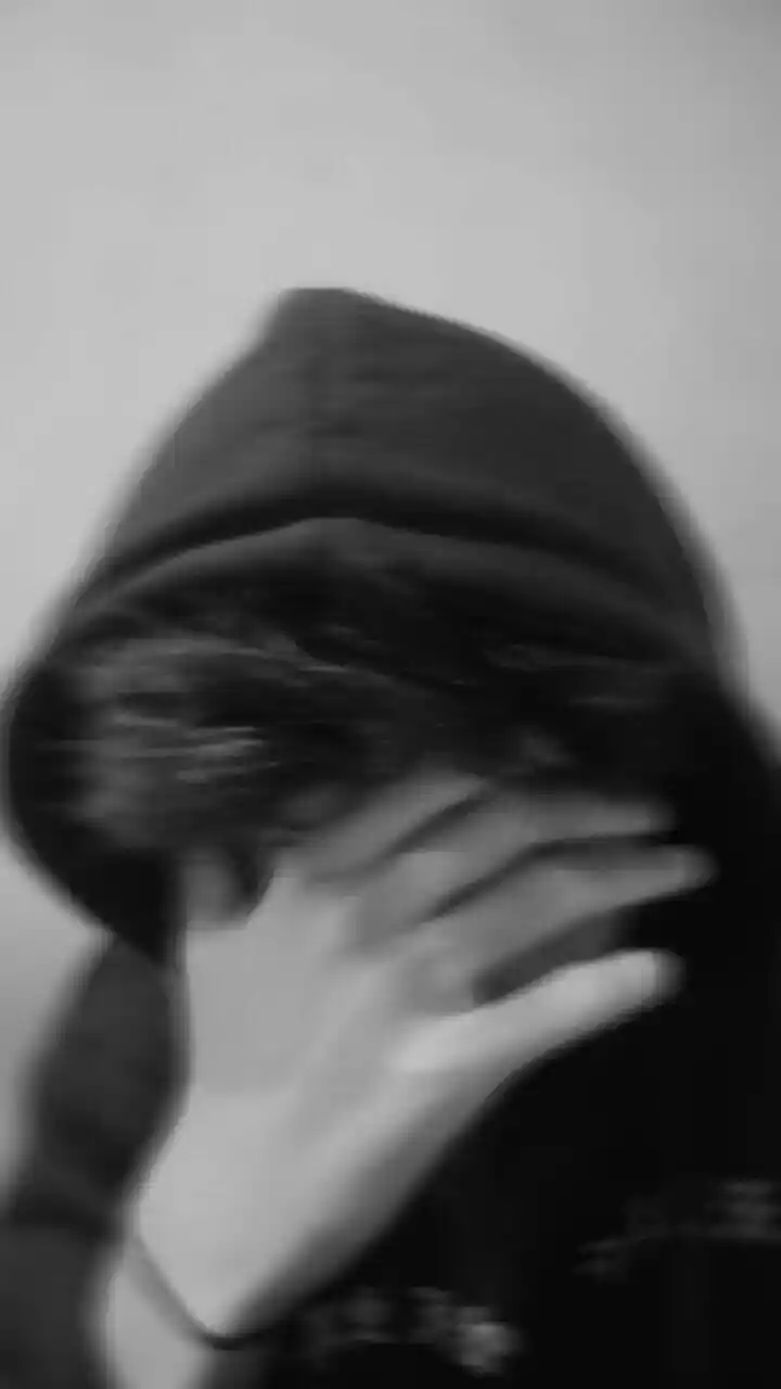 hijab girl blur dp