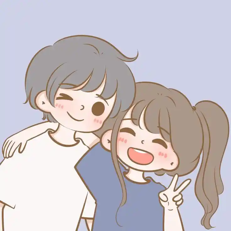instagram profile picture cartoon girl simple