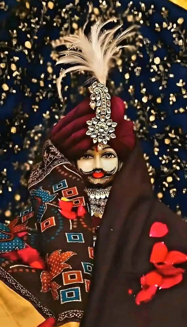 khatu shyam photo black background