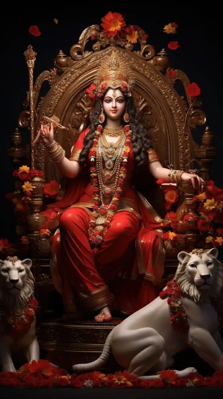 maha saptami durga puja images