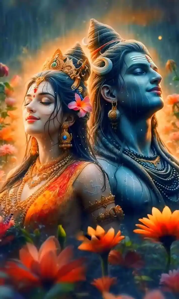 mahadev wallpaper blue 103