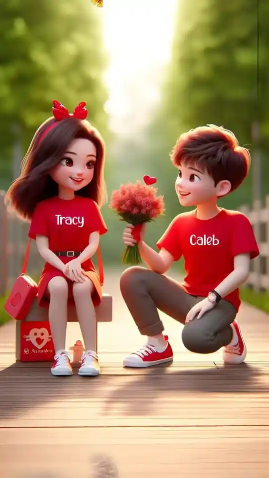 stylish cartoon dp for girls love