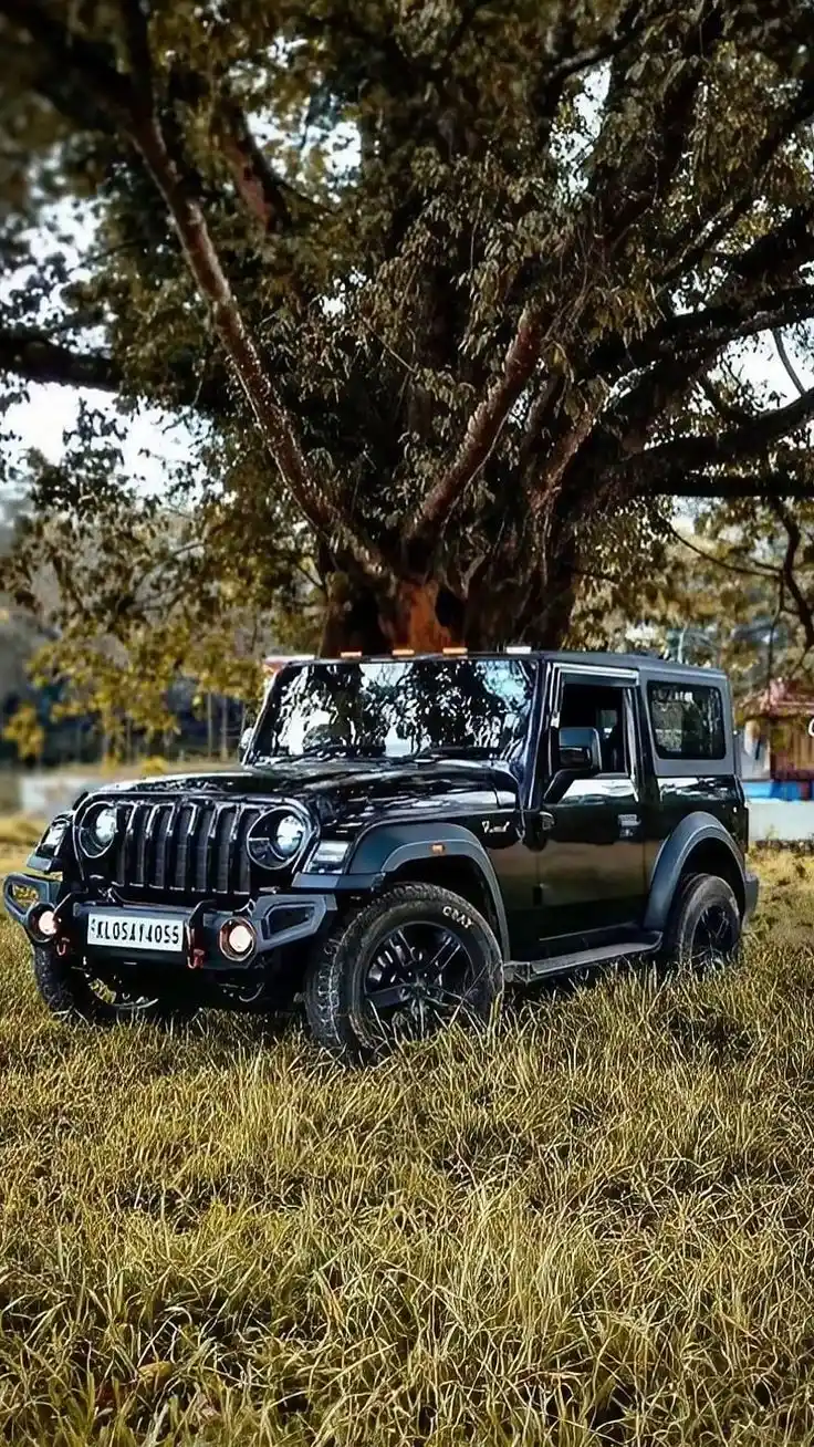 thar and fortuner wallpaper 4k