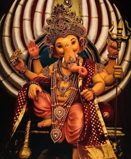 unique cute ganpati photo